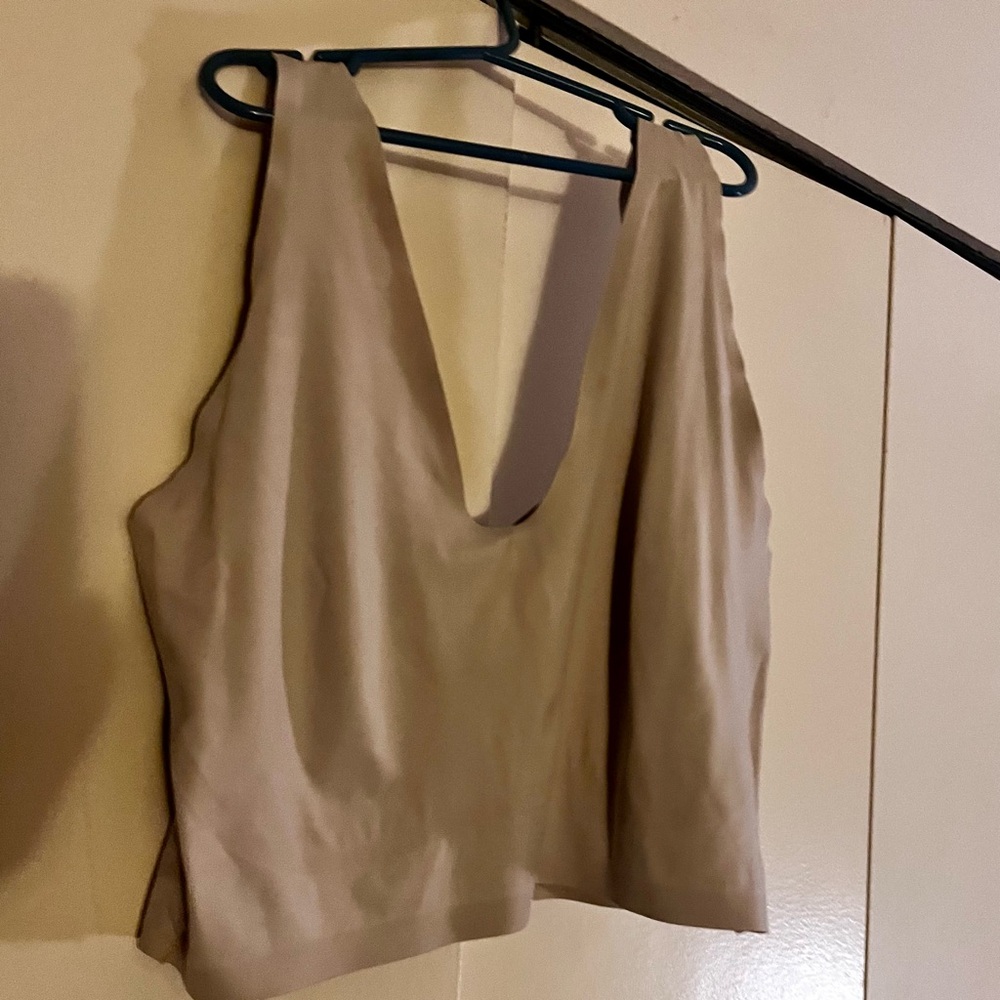 Women’s + Under tank/sports bra/cami style-beige